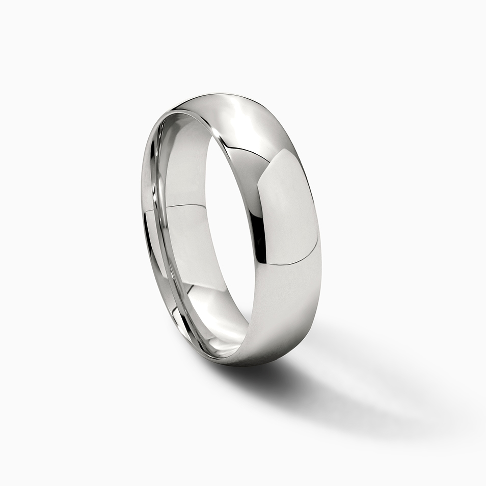 White gold wedding bands